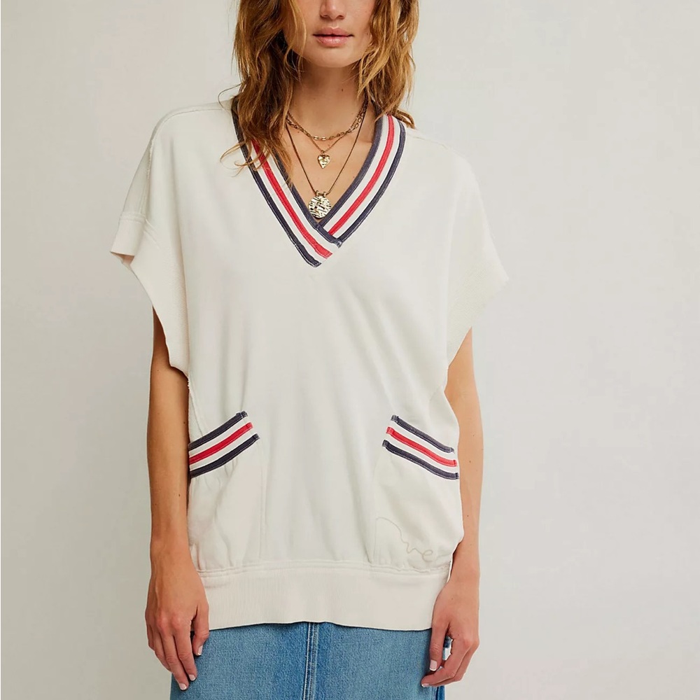 NWOT Free People Ivy Pullover Vest